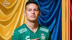 James Rodríguez posa con la playera de La Fiera (@clubleonfc)