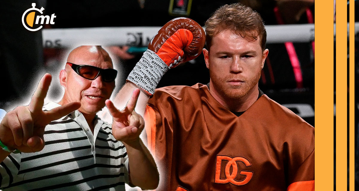 Maromero Páez le mostró su respeto al Canelo Álvarez. (Fotos: Mexsport)