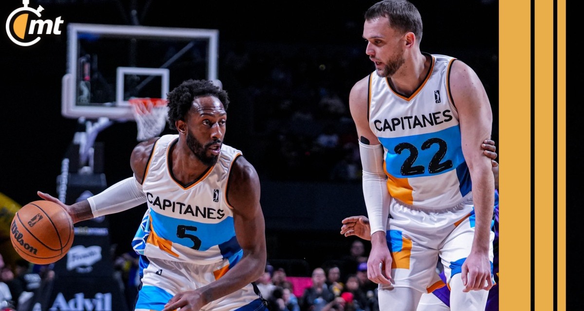 Capitanes de la CDMX se enfrentaron ante South Bay, filial de los Lakers (X @CapitanesCDMX)