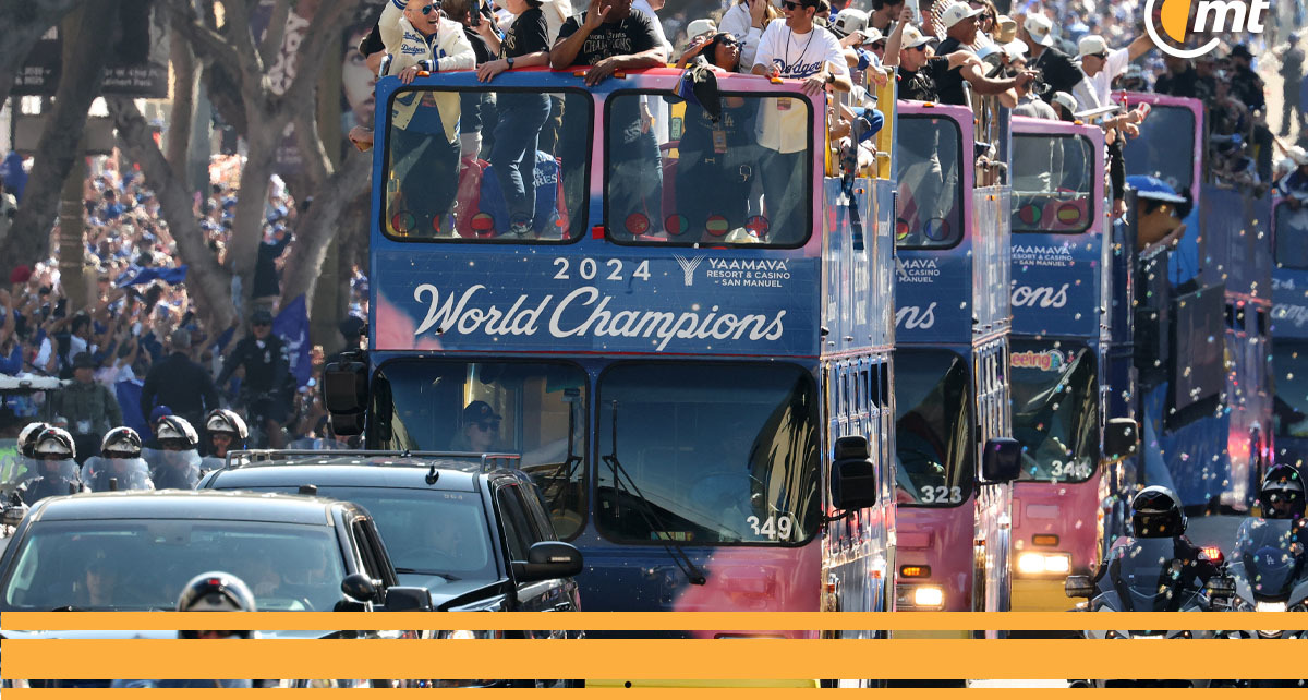 Dodgers celebró en las calles de Los Ángeles. (Foto: Reuters)