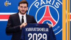 Khvicha Kvaratskhelia pasó al PSG. (Foto: @PSG_inside)