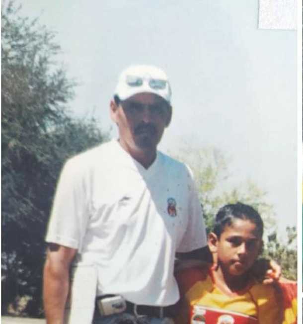 Luis Romo de niño