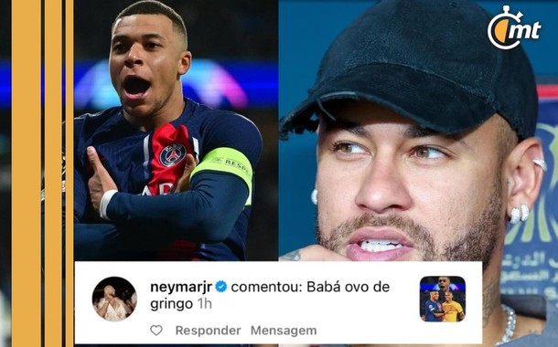 Neymar arremete contra Mbappé (Foto: Especial)
