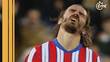 Griezmann se lamenta por el penal fallado (EFE)
