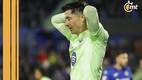 Lewandowski se lamenta en el Coliseum (EFE)