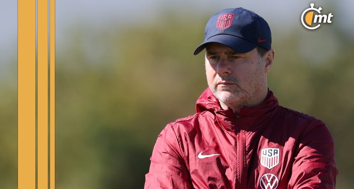 Mauricio Pochettino en el entrenamiento con Estados Unidos (Foto:@USA)