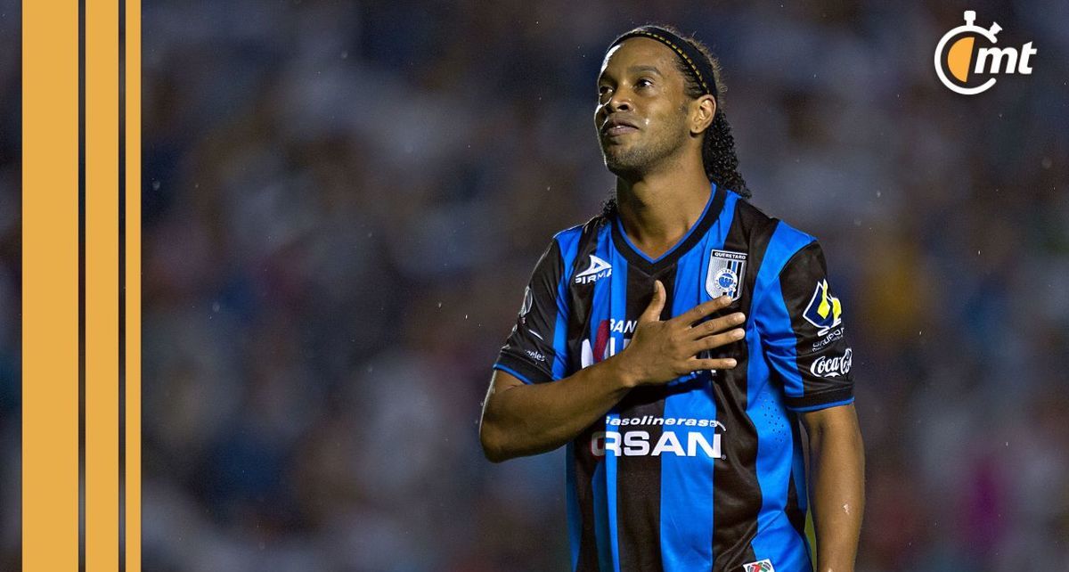 Ronaldinho alcanzó la Final con el Querétaro en su paso por la Liga MX (Imago7)