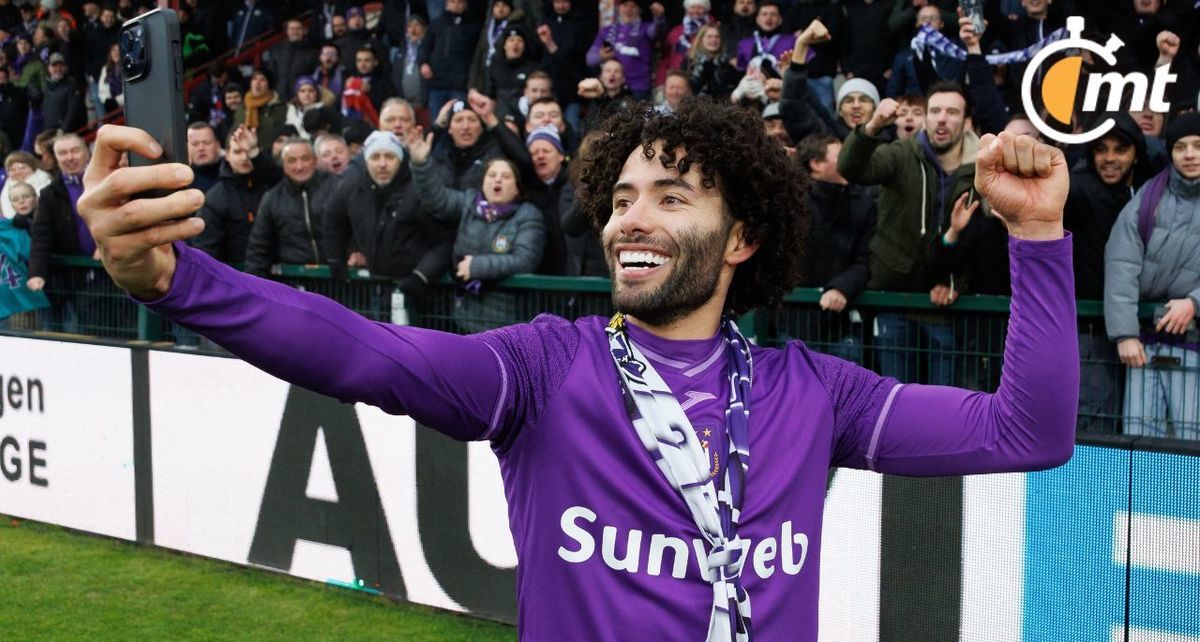 Chino Huerta tuvo un debut de ensueño con Anderlecht (AFP)