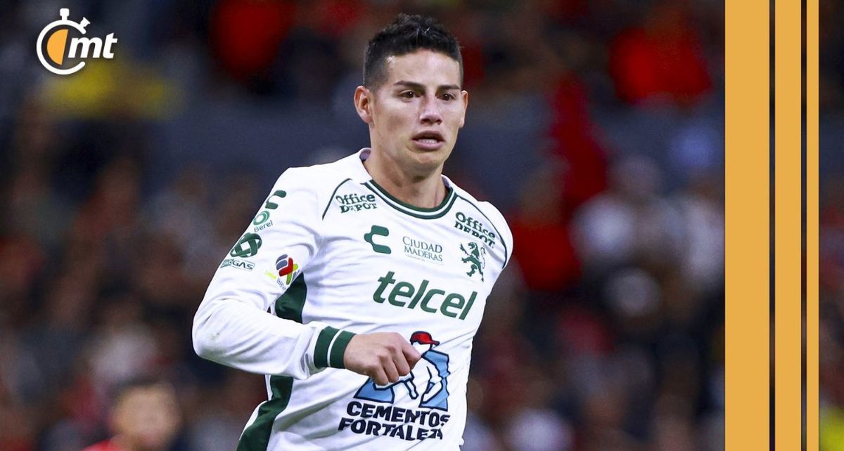 James Rodríguez debutó ante Atlas como jugador del León (Mexsport)