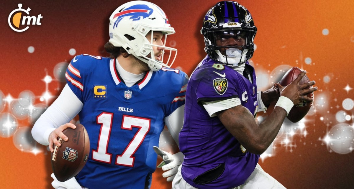 Josh Allen vs Lamar Jackson, candidatos al MVP de la NFL (AFP)