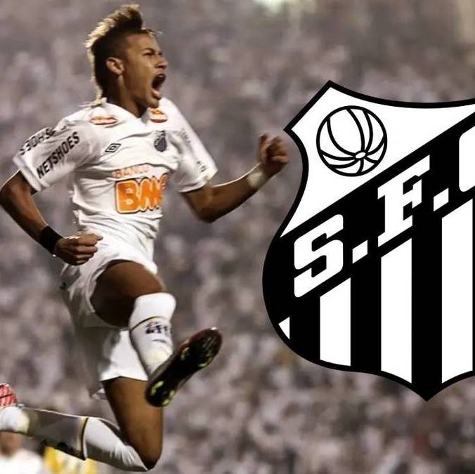 Neymar festeja un gol con Santos (Reuters)