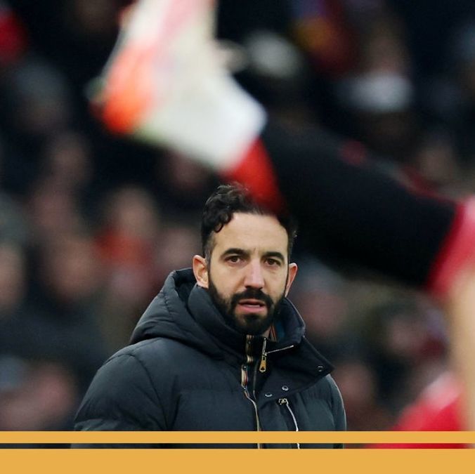 Rubén Amorim tiene un balance irregular en el Manchester United (Reuters)