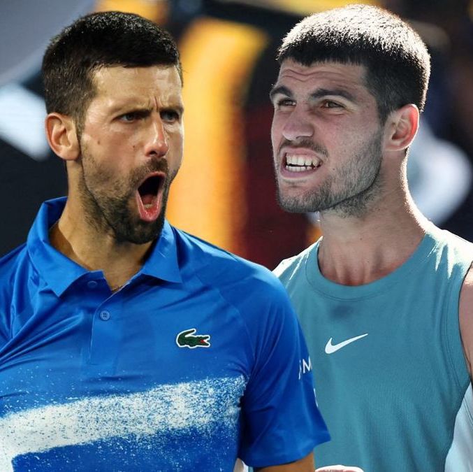 Novak Djokovic y Carlos Alcaraz se enfrentarán en Cuartos del Abierto de Australia (Reuters | AFP)