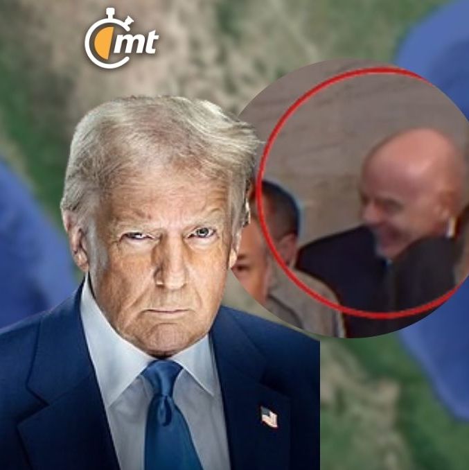 Infantino se burla de propuesta de Trump de cambio de nombre del Golfo de México y se hace viral