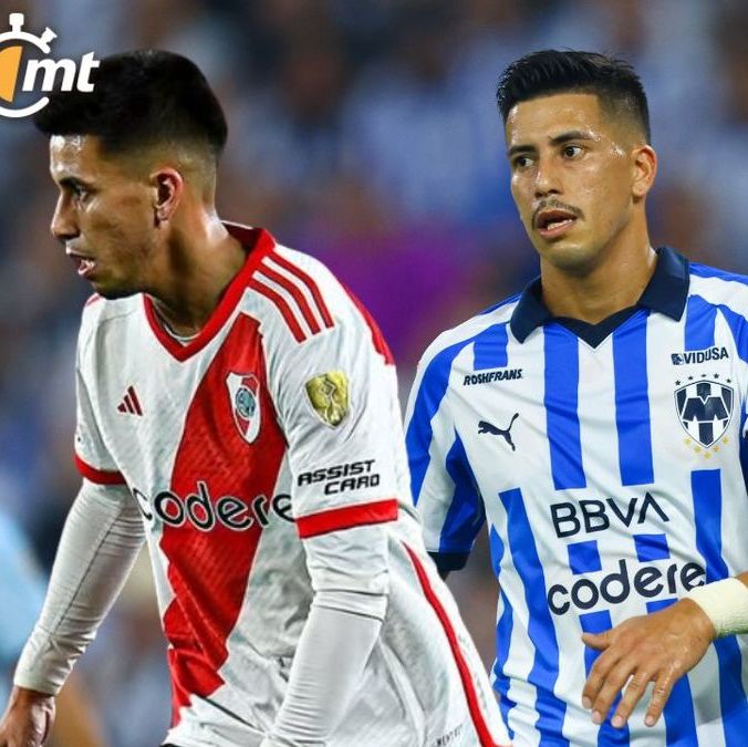 Maxi Meza y los jugares de River que militaron en México (Foto: Especial)