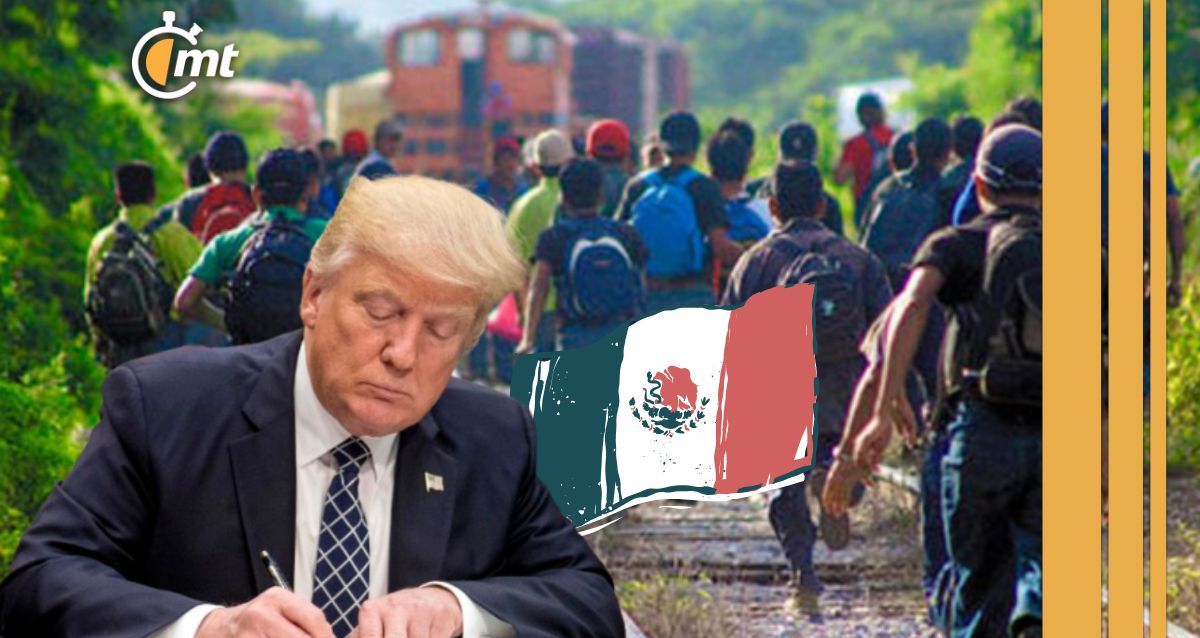 ‘Quédate en México’ programa de Donald Trump que implementará para frenar migración.