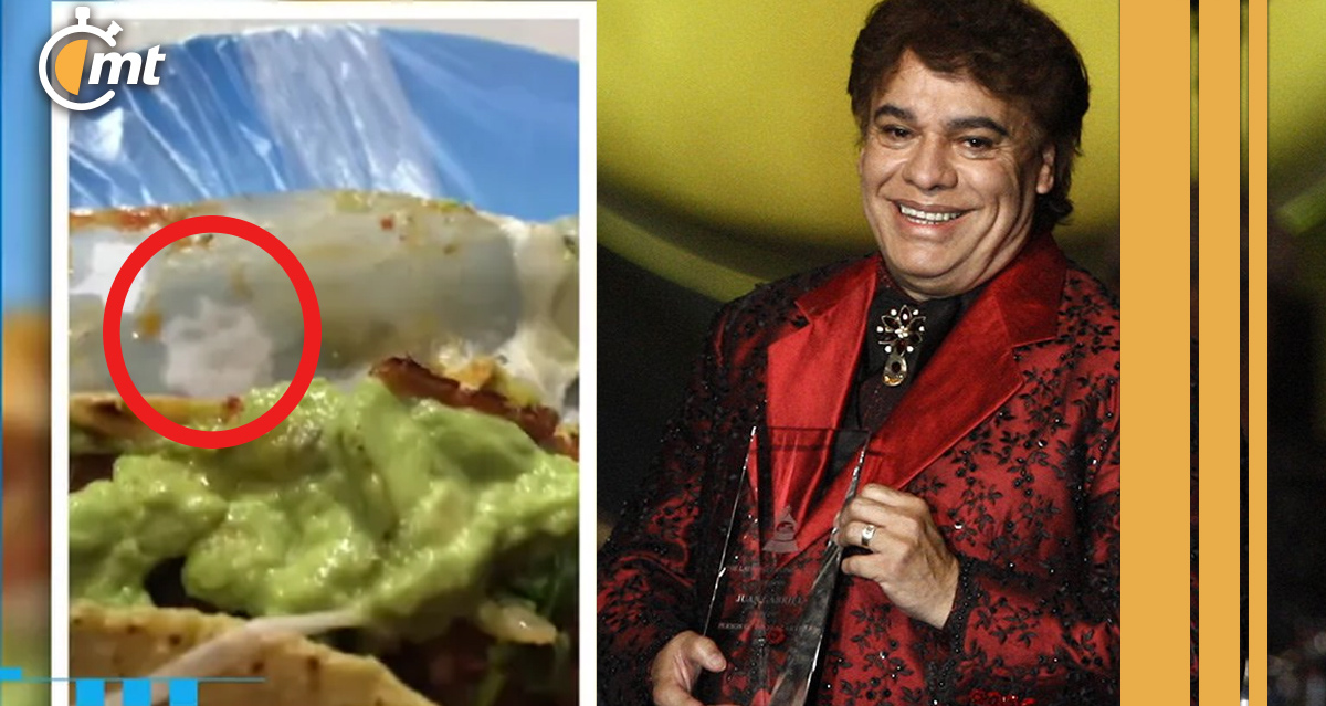 La usuario asegura que la imagen de Juan Gabriel se ve en el papel de sus tacos.