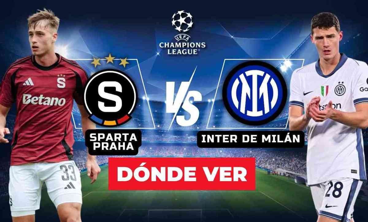 Champions League 2025 Sparta Praha vs Inter en VIVO jornada 7