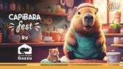 Imagen oficial del Capibara Fest 2025 (Foto: Facebook @GatoCazzuCatCafe)