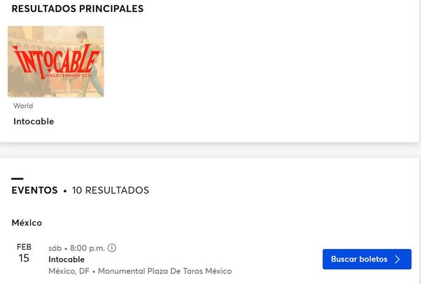 Intocable se presentará el 15 de febrero en la Plaza de Toros de la CDMX (ticketmaster.com.mx)