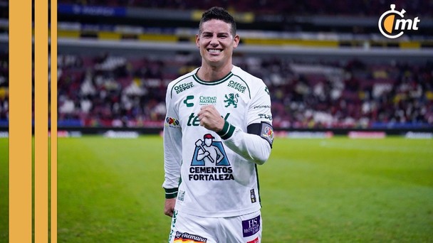 James Rodríguez en su debut con León (Foto: Imago7)