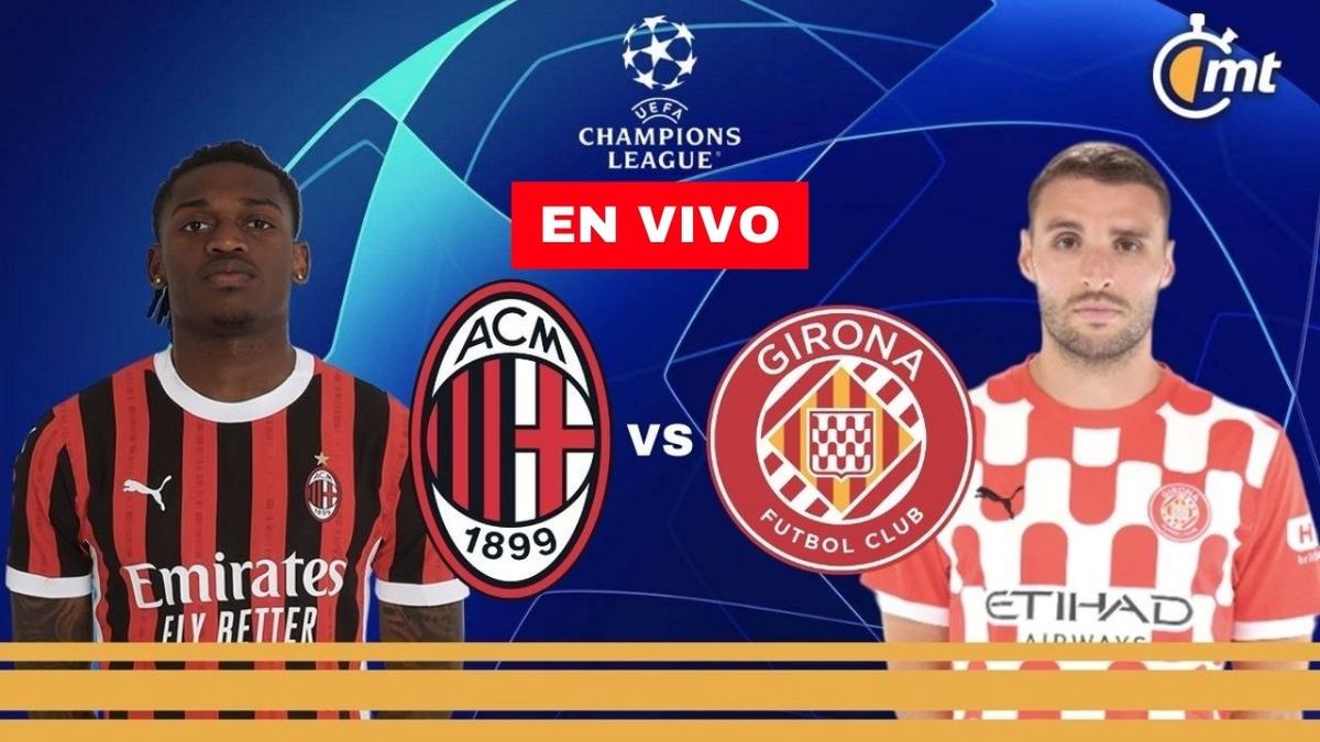 Dónde ver AC Milan vs Girona: horario y canal Champions League EN VIVO