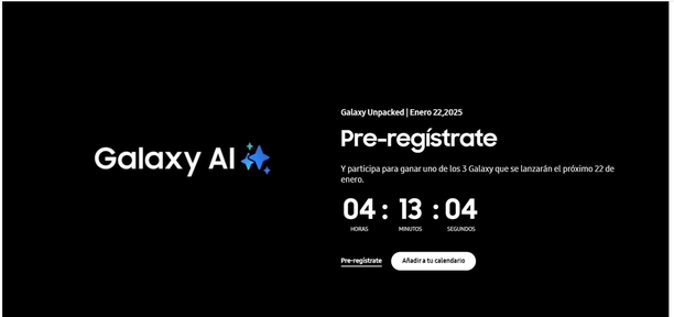 Samsung Galaxy Unpacked 2025 registro del sorteo