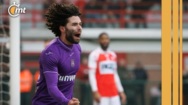 Gol de Chino Huerta (Foto: AFP)