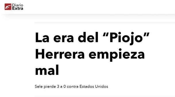 Publicación del medio diarioextra.com