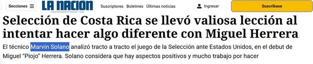 Publicación del medio nacion.com