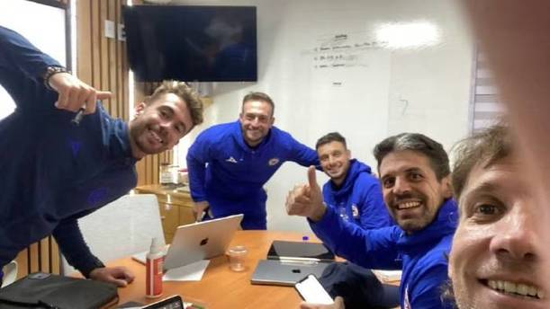 Cuerpo técnico de Anselmi en su llegada al Cruz Azul (@diegobottaioli)