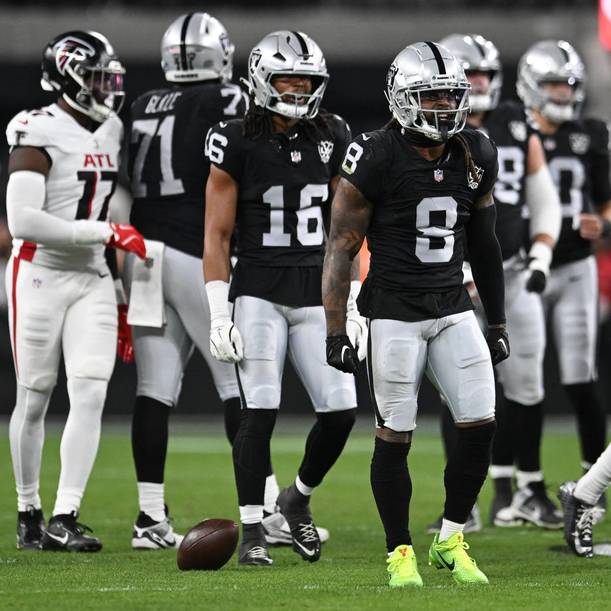 Raiders batallan con Falcons en Las Vegas (Reuters)