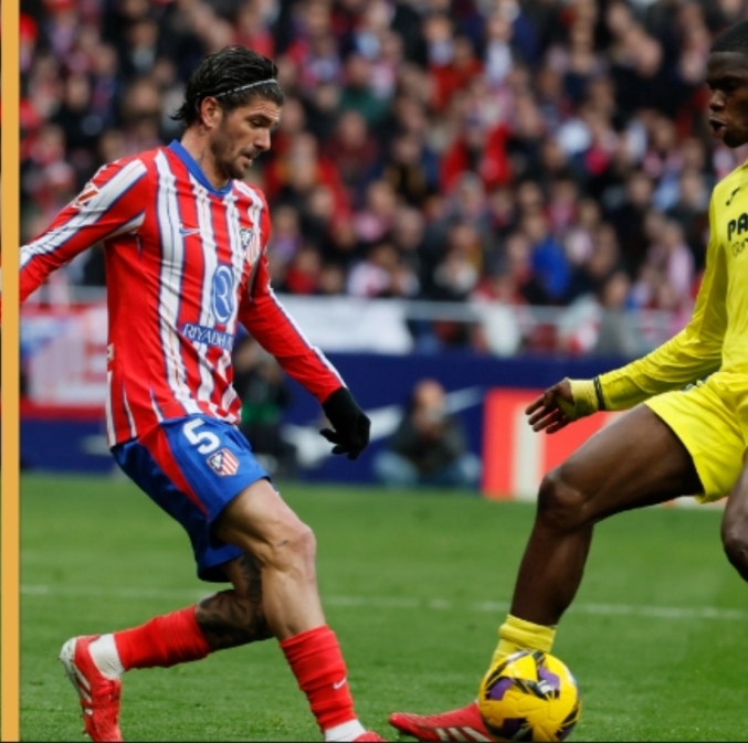 Colchoneros y el Villarreal repartieron puntos (Foto: EFE)