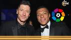 Lewandowski y Mbappé en una entrega de premios (@k.mbappe)