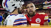 Travis Kelce destacó la habilidad y el liderazgo de Josh Allen (Reuters)