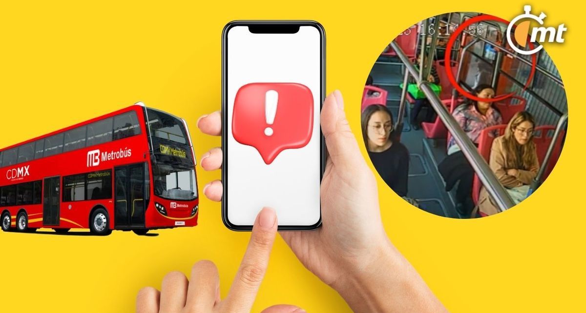 Alertan por nueva forma de robo de celulares en Metrobús y Mexibús