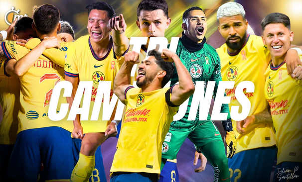América es tricampeón (Foto: Julián Santillán)