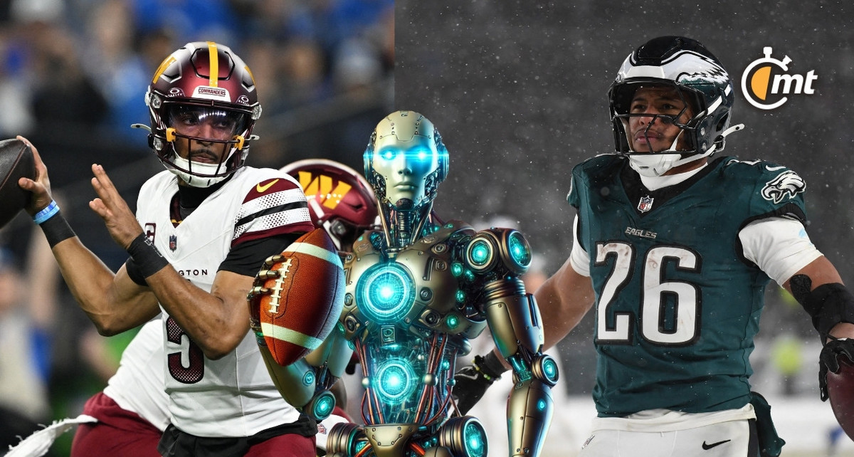 Conoce la favorito de la IA para la Final de Conferencia de la NFC entre Commanders y Eagles. Foto: Especial/Reuters