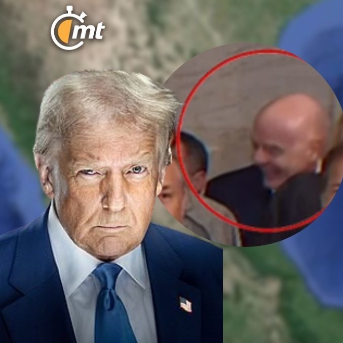 Infantino se burla de propuesta de Trump de cambio de nombre del Golfo de México y se hace viral