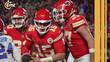 Patrick Mahomes, luego de anotar a los Bills (Reuters)