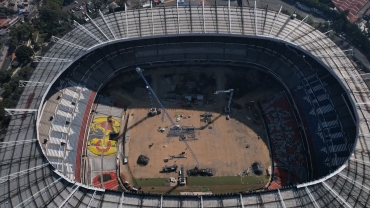 Estadio Azteca en remodelación