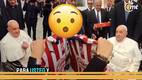 El Papa Francisco recibió un regalo por parte de la directiva de Chivas (Captura de X El Campeonísimo).
