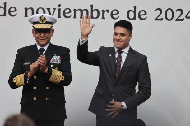 Osmar Olvera agradece el galardón (Conade)