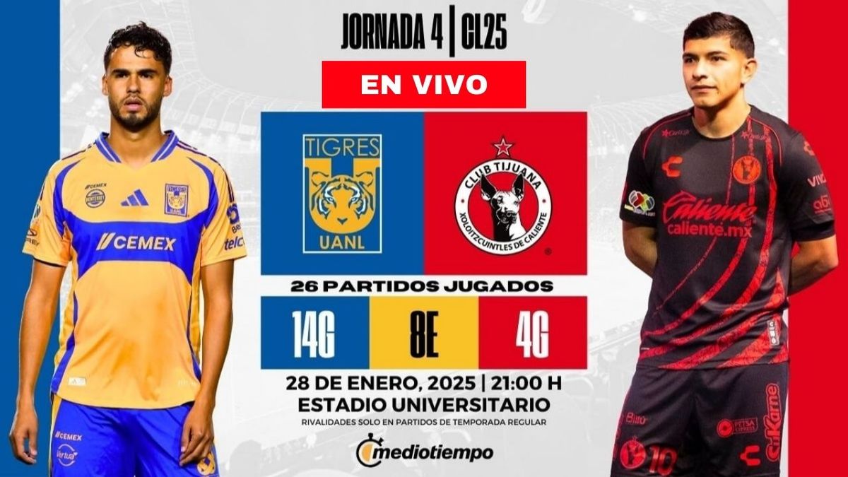 A qué hora y dónde ver Tigres vs Tijuana EN VIVO Jornada 4