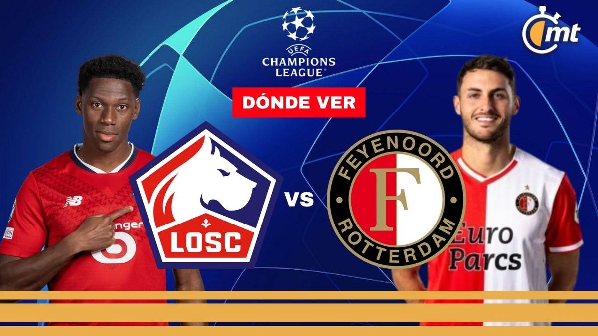 ¿Dónde ver LOSC vs Feyenoord EN VIVO? Horario y transmisión UCL 2025