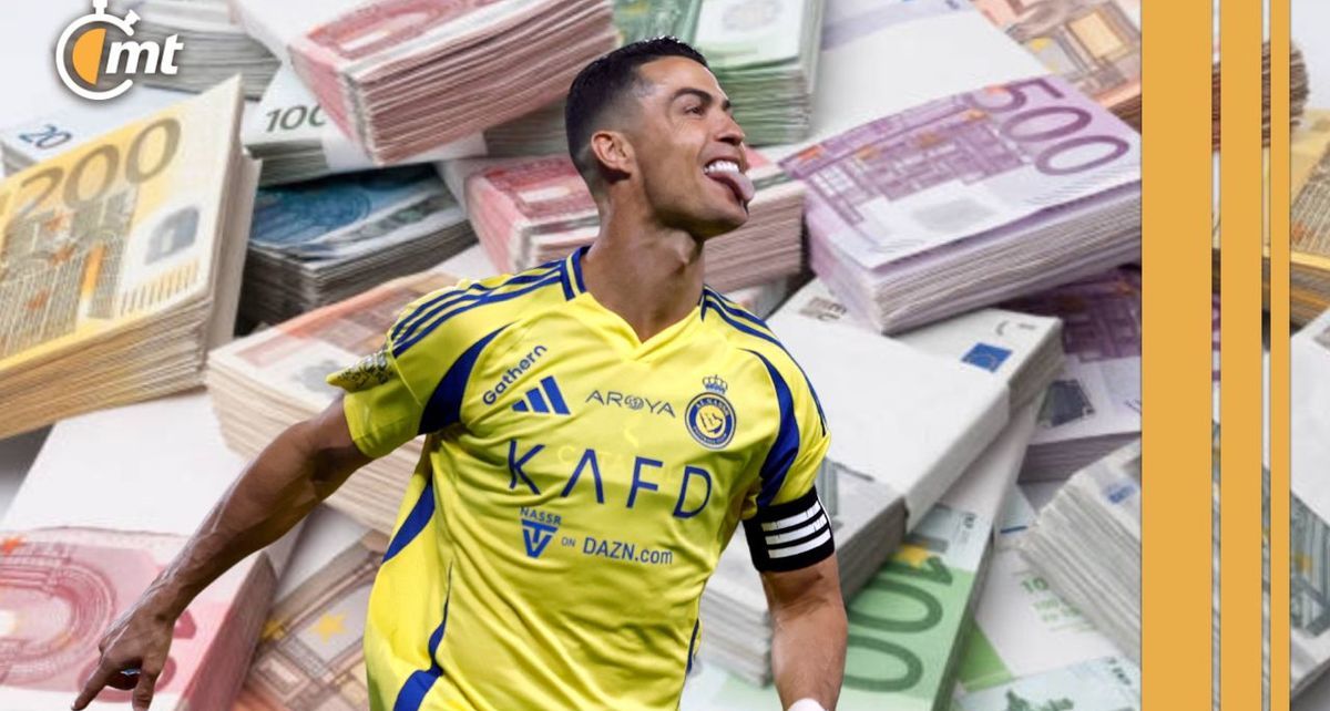 Cristiano Ronaldo ganará mucho más dinero en Al-Nassr (Foto: Especial)