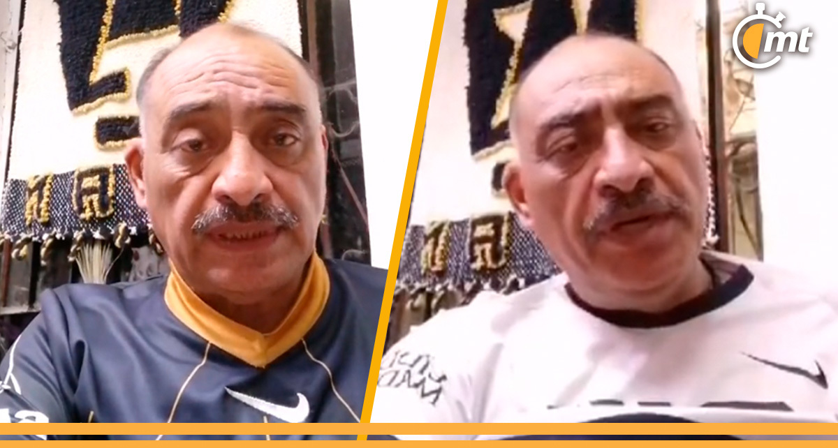 Don Beto ahora muestra su talento como narrador de juegos de Pumas (TikTok @albertougarcia)