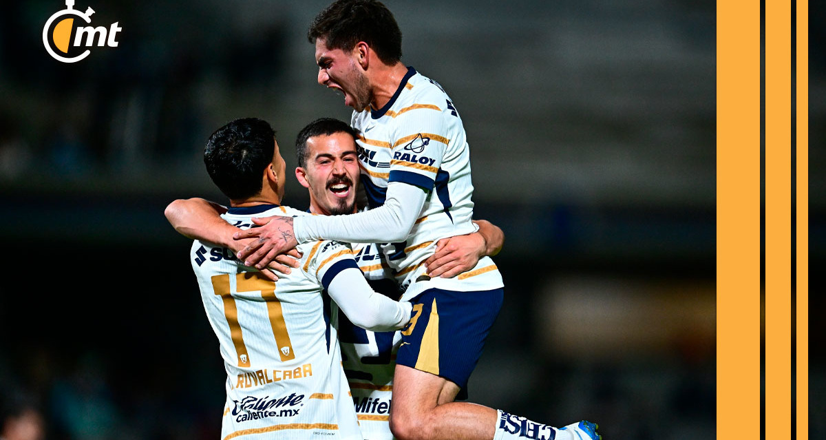 Pablo Bennevendo le dio el empate a Pumas. (Foto: Mexsport)