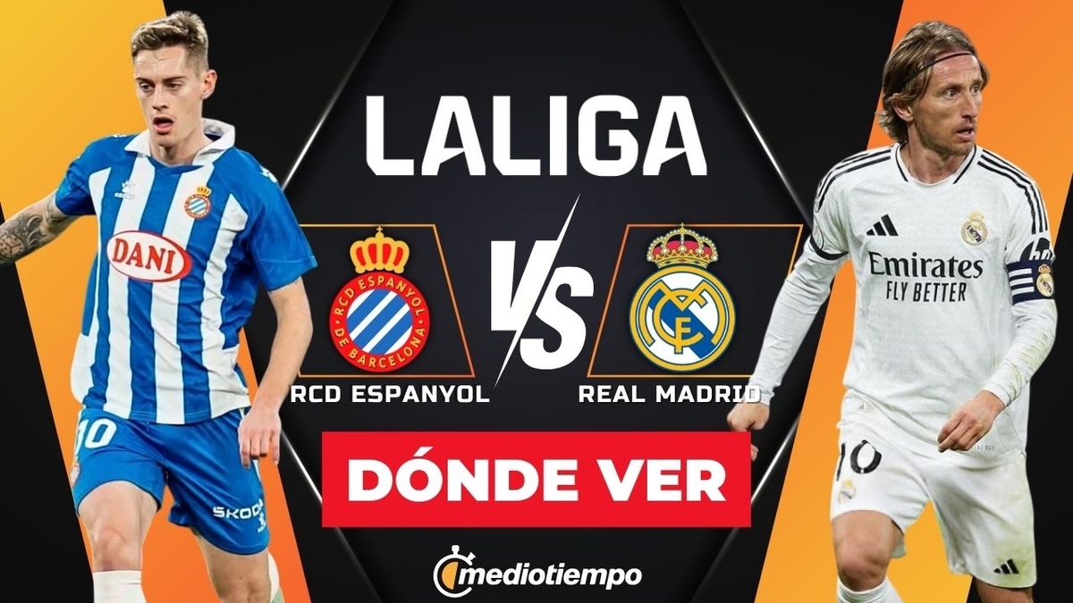 Dónde y a qué hora ver Espanyol vs Real Madrid EN VIVO