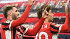 Santiago Gimenez y Joao Félix tuvieron una buena presentación con Milan. (Foto: EFE)